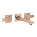 Grohe Allure 3 Delikli Lavabo Bataryası 1/2″ M-Boyut, Brushed Warm Sunset