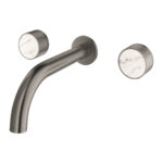 Grohe Atrio Private Collection 3 Delikli Lavabo Bataryası M-Boyut, Brushed Hard Graphite - Görsel 10