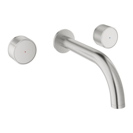 Grohe Atrio Private Collection 3 Delikli Lavabo Bataryası M-Boyut, Paslanmaz Çelik