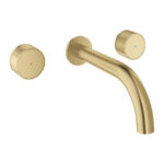 Grohe Atrio Private Collection 3 Delikli Lavabo Bataryası M-Boyut, Brushed Cool Sunrise