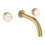 Grohe Atrio Private Collection 3 Delikli Lavabo Bataryası M-Boyut, Brushed Cool Sunrise - Görsel 8