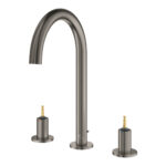 Grohe Atrio Private Collection 3 Delikli Lavabo Bataryası L-Boyut, Brushed Hard Graphite - Görsel 2