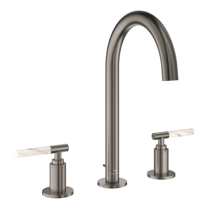 Grohe Atrio Private Collection 3 Delikli Lavabo Bataryası L-Boyut, Brushed Hard Graphite - Görsel 11