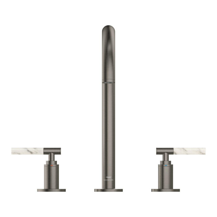 Grohe Atrio Private Collection 3 Delikli Lavabo Bataryası L-Boyut, Brushed Hard Graphite - Görsel 13