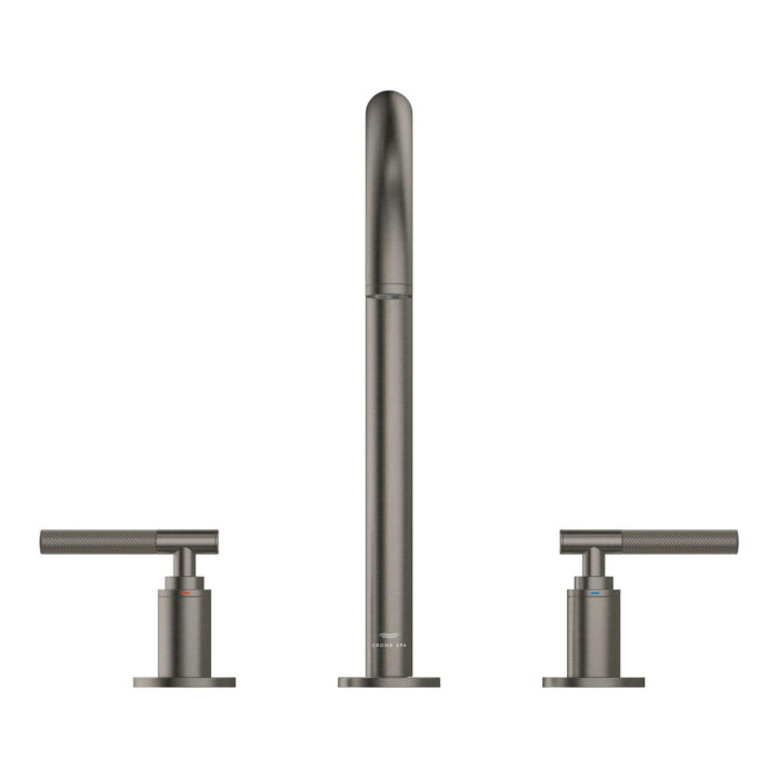 Grohe Atrio Private Collection 3 Delikli Lavabo Bataryası L-Boyut, Brushed Hard Graphite - Görsel 5