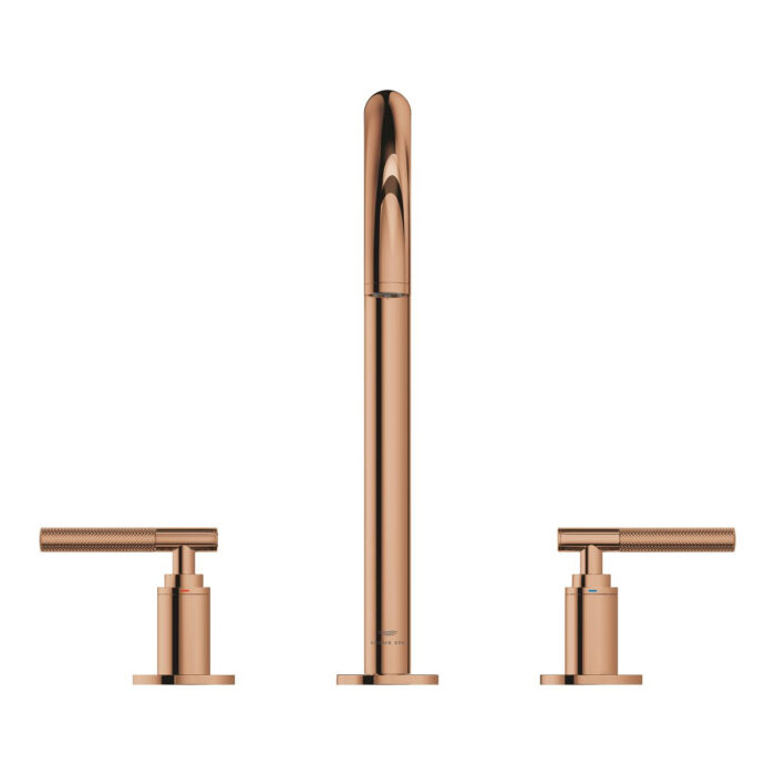 Grohe Atrio Private Collection 3 Delikli Lavabo Bataryası L-Boyut, Warm Sunset - Görsel 5