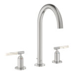 Grohe Atrio Private Collection 3 Delikli Lavabo Bataryası L-Boyut, Paslanmaz Çelik - Görsel 11