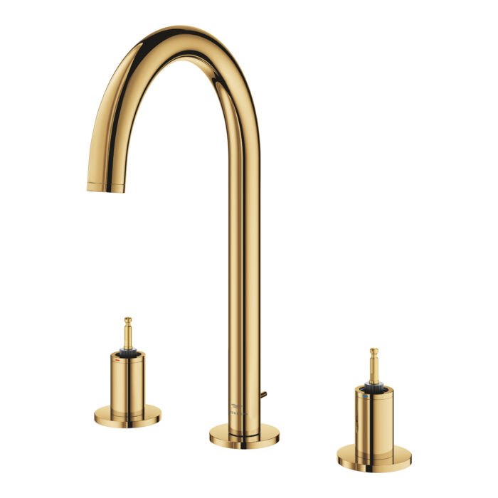 Grohe Atrio Private Collection 3 Delikli Lavabo Bataryası L-Boyut, Cool Sunrise - Görsel 2