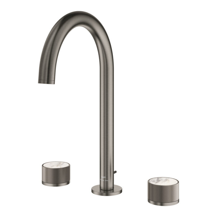 Grohe Atrio Private Collection 3 Delikli Lavabo Bataryası L-Boyut, Brushed Hard Graphite - Görsel 7