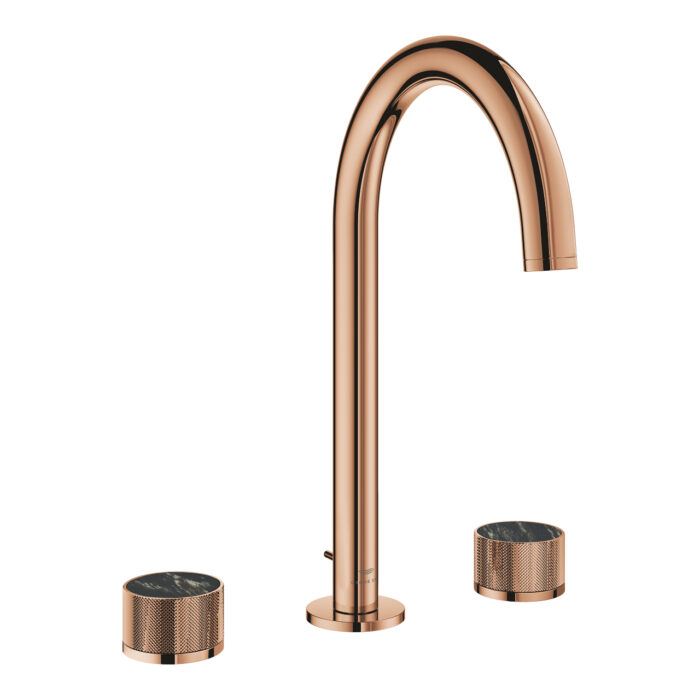 Grohe Atrio Private Collection 3 Delikli Lavabo Bataryası L-Boyut, Warm Sunset - Görsel 4