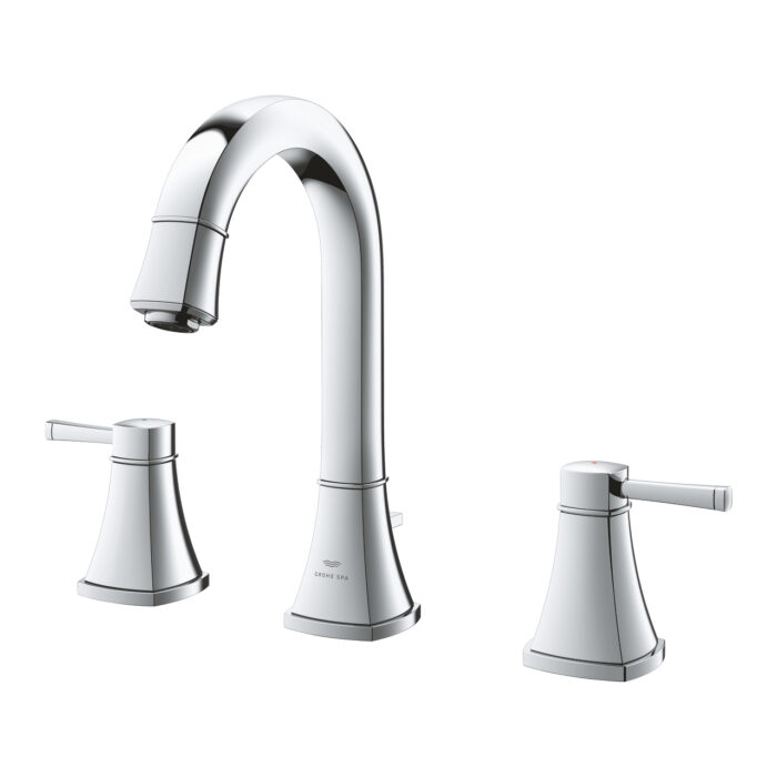Grohe Grandera 3 Delikli Lavabo Bataryası L-Boyut, Krom - Görsel 2