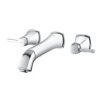 Grohe Grandera 3 Delikli Lavabo Bataryası L-Boyut, Krom - Görsel 2