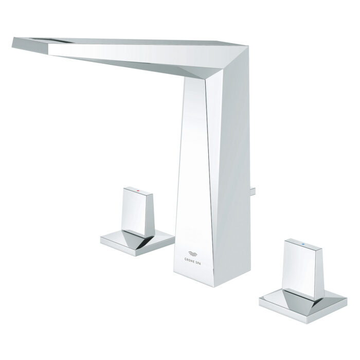 Grohe Allure Brilliant 3 Delikli Lavabo Bataryası L-Boyut, Krom - Görsel 2