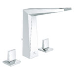 Grohe Allure Brilliant 3 Delikli Lavabo Bataryası L-Boyut, Krom