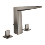 Grohe Allure Brilliant 3 Delikli Lavabo Bataryası L-Boyut, Brushed Hard Graphite