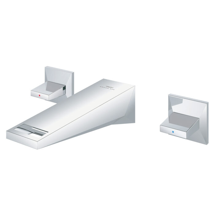 Grohe Allure Brilliant 3 Delikli Lavabo Bataryası 1/2″ M-Boyut, Krom - Görsel 2