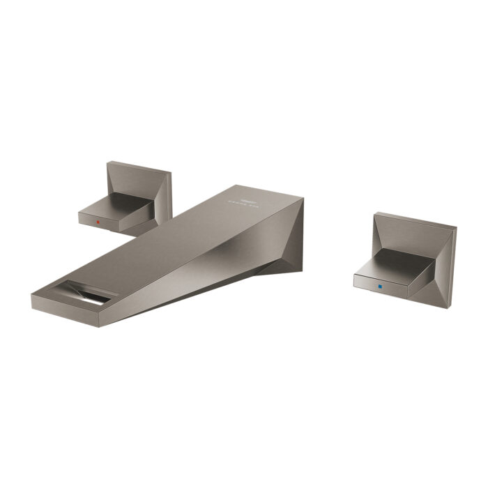 Grohe Allure Brilliant 3 Delikli Lavabo Bataryası 1/2″ M-Boyut, Brushed Hard Graphite - Görsel 2
