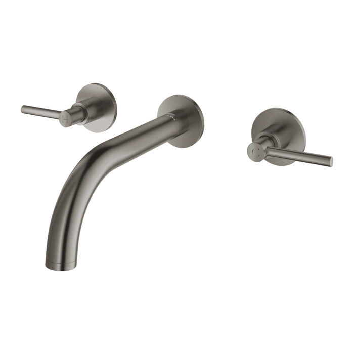 Grohe Atrio 3 Delikli Lavabo Bataryası 1/2″ M-Boyut, Brushed Hard Graphite - Görsel 2
