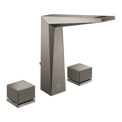 Grohe Allure Brilliant Private Collection 3 Delikli Lavabo Bataryası L-Boyut, Brushed Hard Graphite