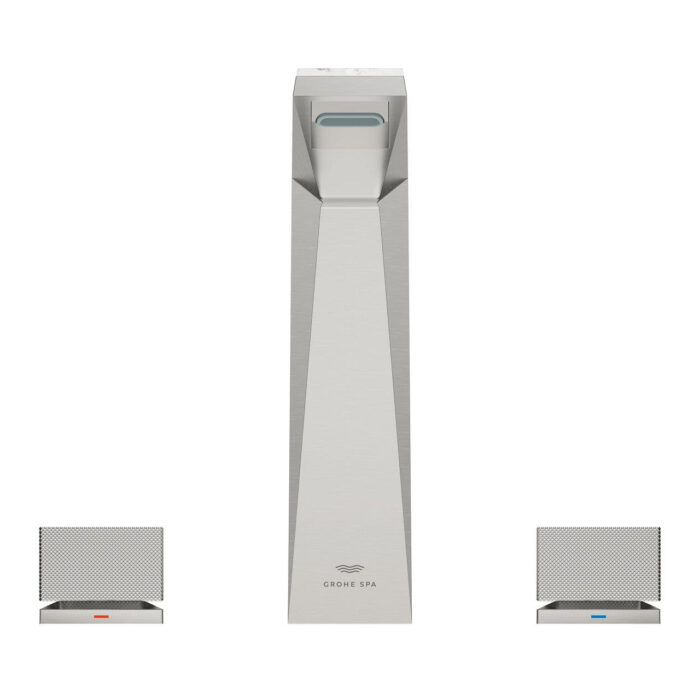 Grohe Allure Brilliant Private Collection 3 Delikli Lavabo Bataryası L-Boyut, Paslanmaz Çelik - Görsel 2