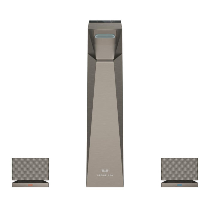 Grohe Allure Brilliant Private Collection 3 Delikli Lavabo Bataryası L-Boyut, Brushed Hard Graphite - Görsel 2