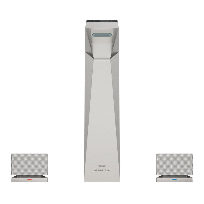 Grohe Allure Brilliant Private Collection 3 Delikli Lavabo Bataryası L-Boyut, Paslanmaz Çelik - Görsel 2