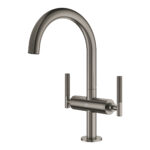 Grohe Atrio Private Collection Tek Delikli Lavabo Bataryası 1/2″ L-Boyut, Brushed Hard Graphite - Görsel 6