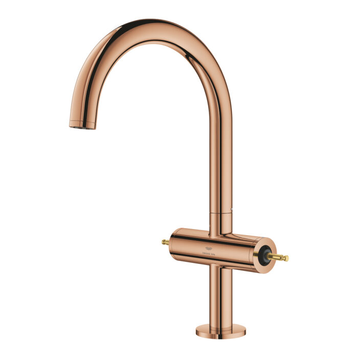 Grohe Atrio Private Collection Tek Delikli Lavabo Bataryası 1/2″ L-Boyut, Warm Sunset - Görsel 2