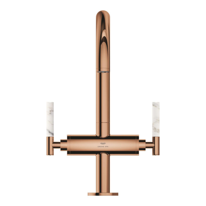 Grohe Atrio Private Collection Tek Delikli Lavabo Bataryası 1/2″ L-Boyut, Warm Sunset - Görsel 13