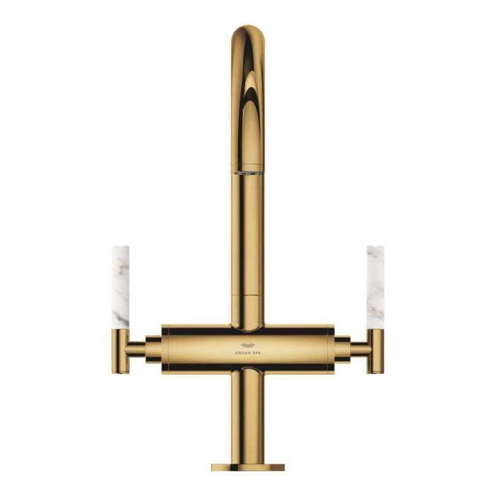 Grohe Atrio Private Collection Tek Delikli Lavabo Bataryası 1/2″ L-Boyut, Cool Sunrise - Görsel 13