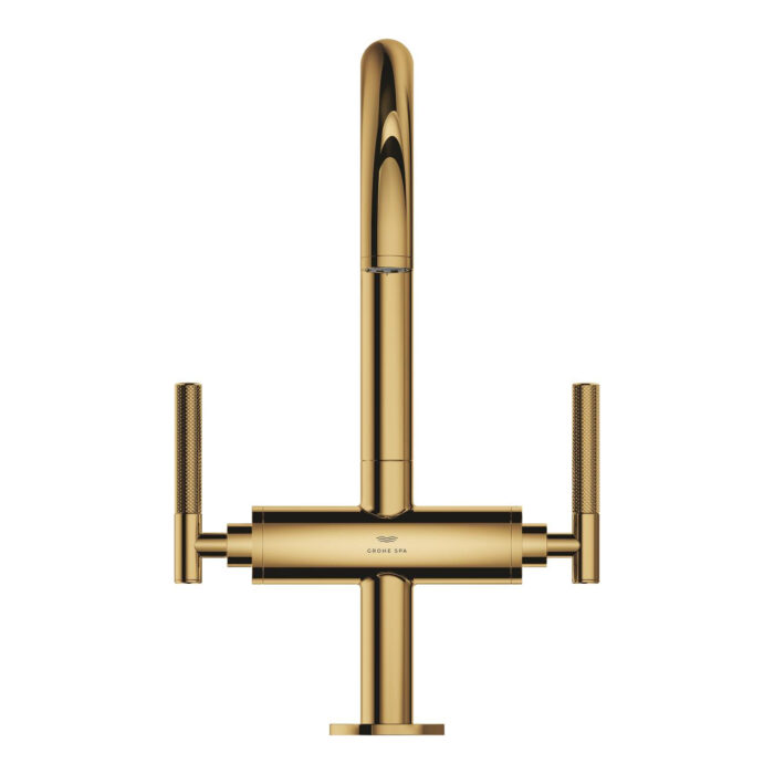 Grohe Atrio Private Collection Tek Delikli Lavabo Bataryası 1/2″ L-Boyut, Cool Sunrise - Görsel 5