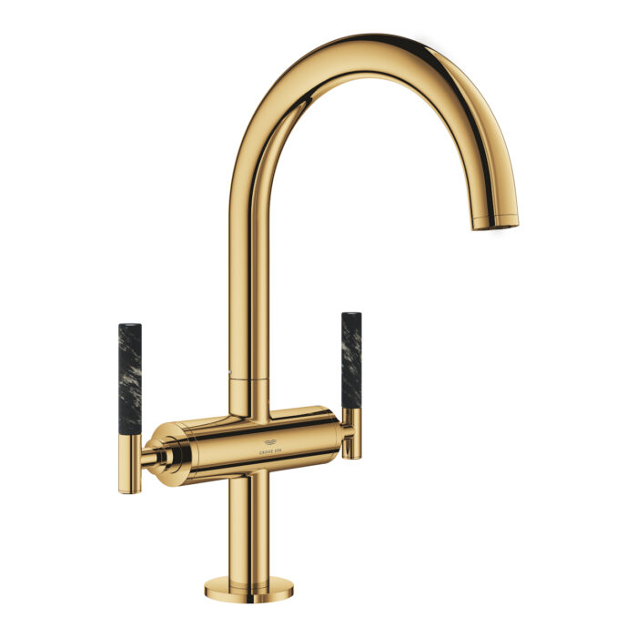 Grohe Atrio Private Collection Tek Delikli Lavabo Bataryası 1/2″ L-Boyut, Cool Sunrise - Görsel 7