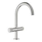 Grohe Atrio Private Collection Tek Delikli Lavabo Bataryası 1/2″ L-Boyut, Paslanmaz Çelik