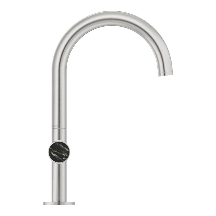 Grohe Atrio Private Collection Tek Delikli Lavabo Bataryası 1/2″ L-Boyut, Paslanmaz Çelik - Görsel 5