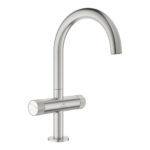 Grohe Atrio Private Collection Tek Delikli Lavabo Bataryası 1/2″ L-Boyut, Paslanmaz Çelik - Görsel 7