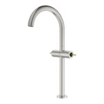 Grohe Atrio Private Collection Tek Delikli Lavabo Bataryası 1/2″ Xl-Boyut, Paslanmaz Çelik - Görsel 2
