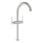 Grohe Atrio Private Collection Tek Delikli Lavabo Bataryası 1/2″ Xl-Boyut, Paslanmaz Çelik - Görsel 9