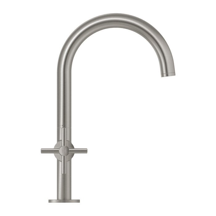 Grohe Atrio Tek Delikli Lavabo Bataryası 1/2″ L-Boyut, Paslanmaz Çelik - Görsel 2