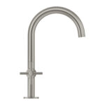 Grohe Atrio Tek Delikli Lavabo Bataryası 1/2″ L-Boyut, Satin Steel - Görsel 2