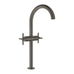 Grohe Atrio Tek Delikli Lavabo Bataryası 1/2″ Xl-Boyut, Brushed Hard Graphite