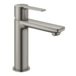 Grohe Lineare Tek Kumandalı Lavabo Bataryası S-Boyut, Paslanmaz Çelik - 23106DC1 - Lavabo Bataryaları