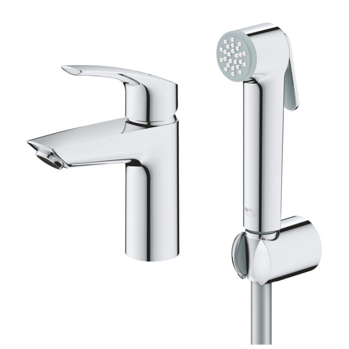 Grohe Eurosmart Tek Kumandalı Lavabo Bataryası S-Boyut, Krom - 23124003 - Lavabo Bataryaları - 2