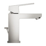 Grohe Eurocube Tek Kumandalı Lavabo Bataryası S-Boyut, Paslanmaz Çelik - Görsel 3