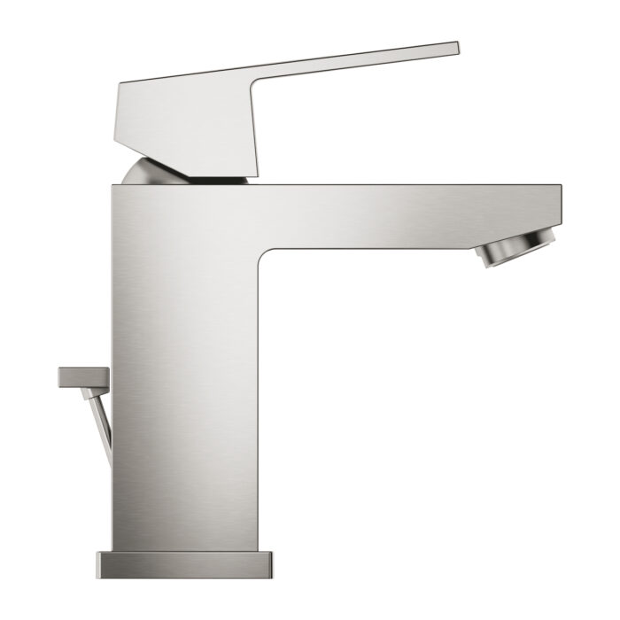 Grohe Eurocube Tek Kumandalı Lavabo Bataryası S-Boyut, Paslanmaz Çelik - Görsel 3