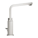 Grohe Eurocube Tek Kumandalı Lavabo Bataryası 1/2″ L-Boyut, Paslanmaz Çelik - Görsel 2