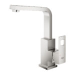 Grohe Eurocube Tek Kumandalı Lavabo Bataryası 1/2″ L-Boyut, Paslanmaz Çelik - Görsel 3