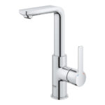 Grohe Lineare Tek Kumandalı Lavabo Bataryası 1/2″ L-Boyut, Krom - Görsel 4