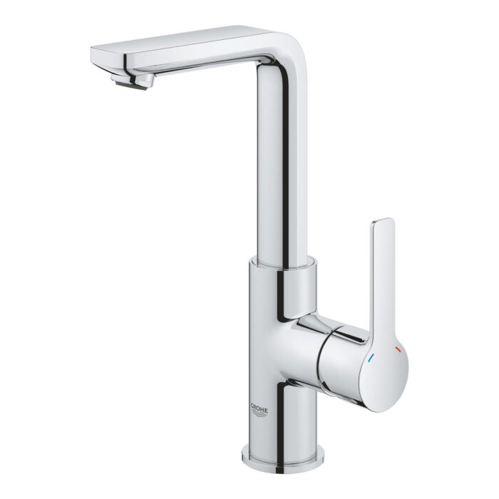 Grohe Lineare Tek Kumandalı Lavabo Bataryası 1/2″ L-Boyut, Krom - Görsel 4