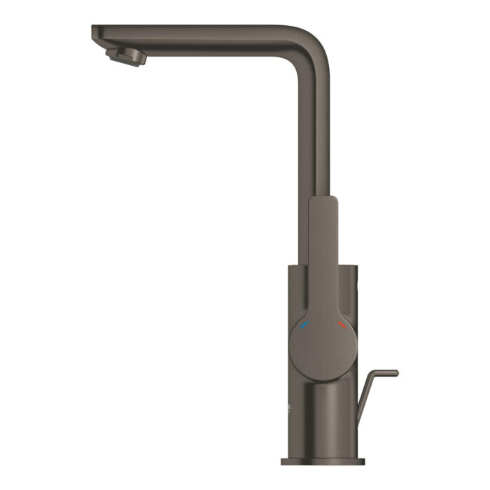 Grohe Lineare Tek Kumandalı Lavabo Bataryası 1/2″ L-Boyut, Brushed Hard Graphite - Görsel 2