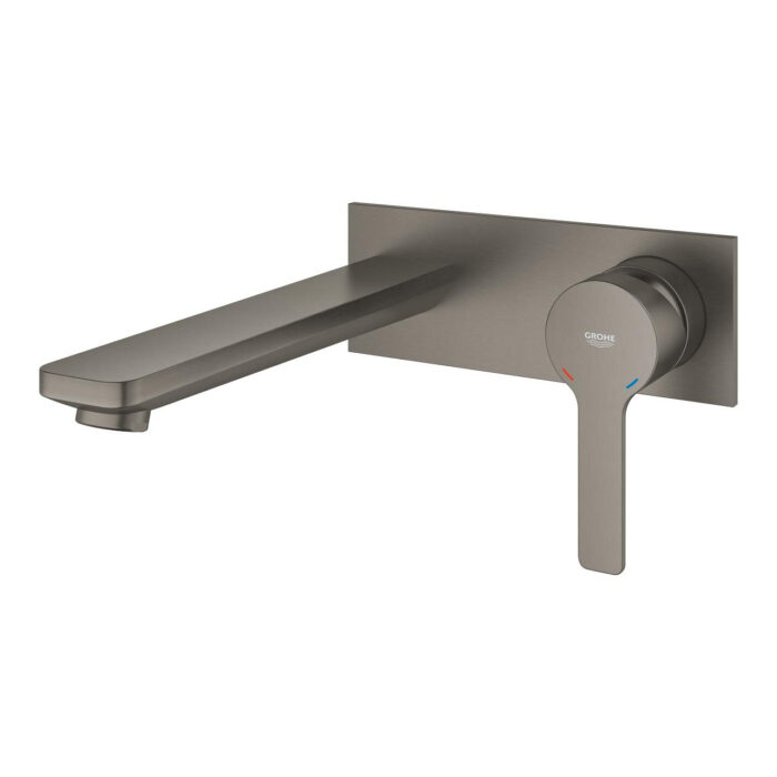 Grohe Lineare İki Delikli Lavabo Bataryası L-Boyut, Brushed Hard Graphite - Görsel 4
